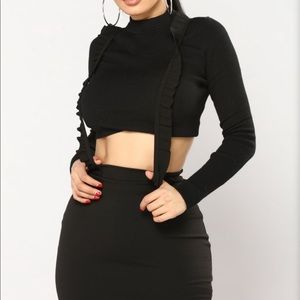 Fashion nova jump foward overall dress